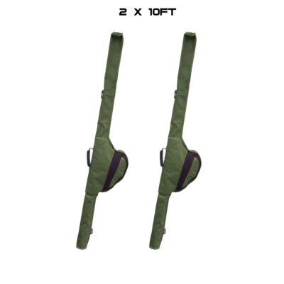 Tackle Box Fishing Rod 10ft Single Rod Sleeve X NGT FISHING CARP