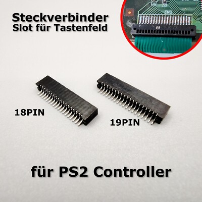 Steckverbindung FFC Slot für PS2 Controller Tastenfeld Flex Folie Joystick