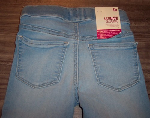 SO GIRLS ULTIMATE STRETCHY JEGGINES LIGHT DENIM COLOR Pants Size 7 NEW - Picture 5 of 7