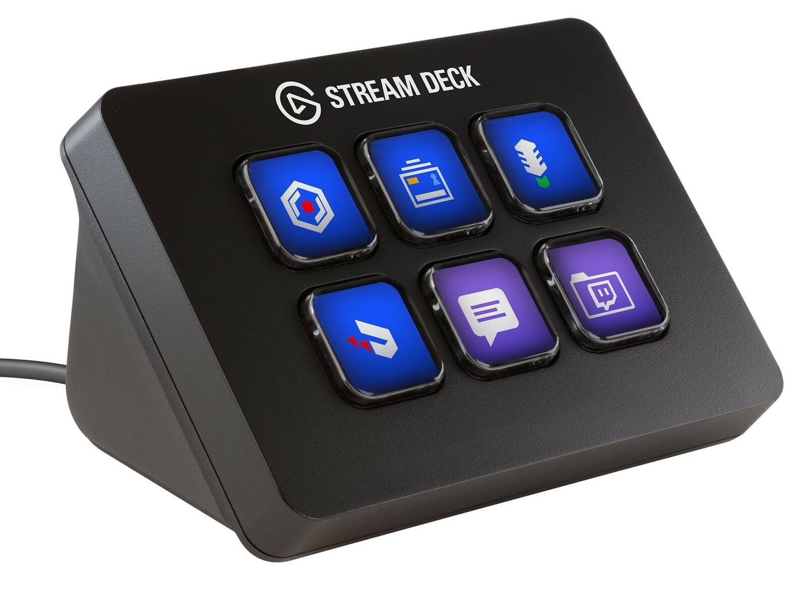 Elgato Stream Deck Mini Wired Membrane Keyboard - 10GAI9901 for