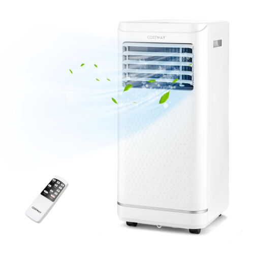 Portable 8000 BTU Air Conditioner w/ Dehumidifier & Fan Mode, up to 250 Sq.Ft