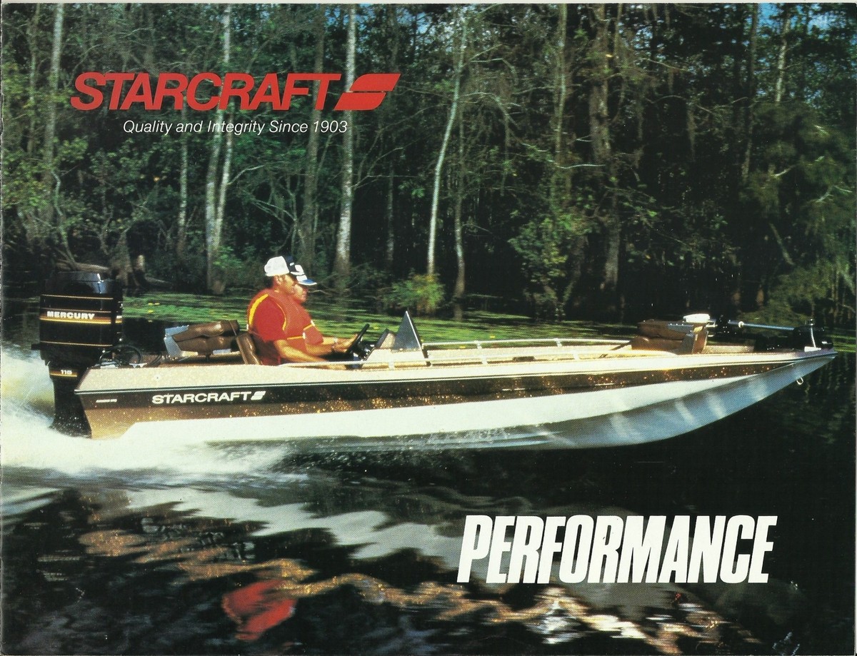 STARCRAFT MARINE PERFORMANCE BOATS 1987 COLOR CATALOG | eBay