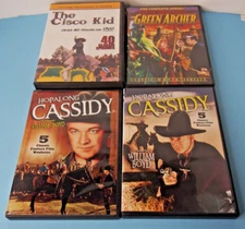 Hopalong Cassidy, Vol. 1 & 2 - The Green Archer & The Cisco kid Lot DVD - GOOD