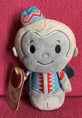 Hallmark Itty Bittys Der Zauberer von Oz geflügelter Affe blau weiches Plüschtier 5 Zoll Etikett