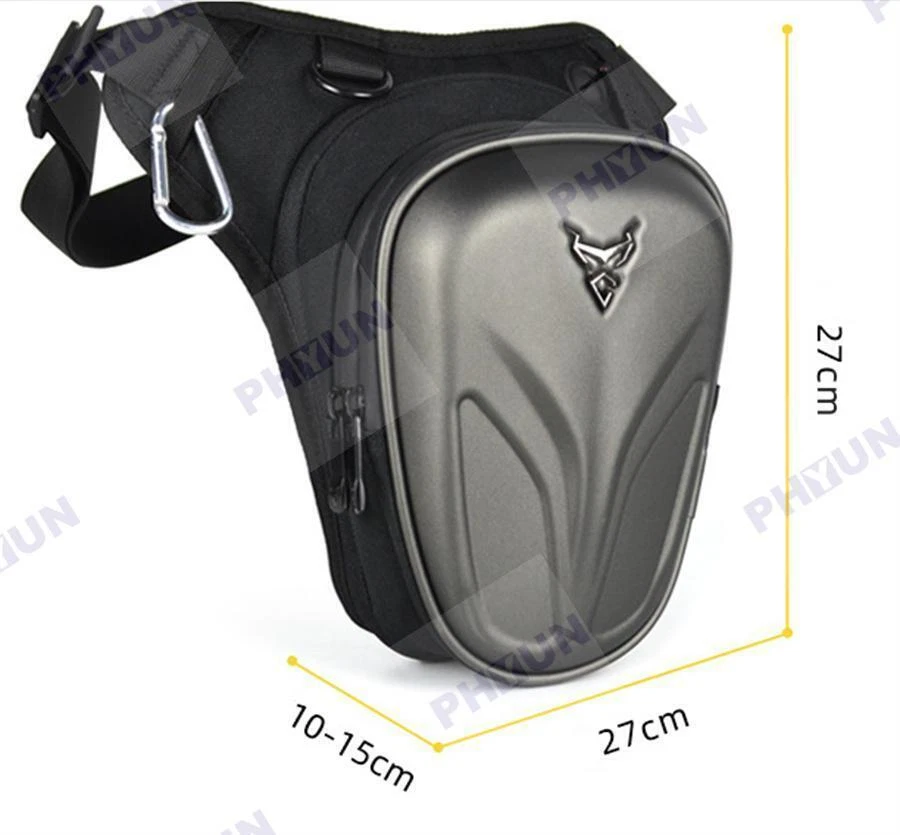 Водонепроницаемая сумка из углеродного волокна для мотоцикла с жесткой подкладкой для ног бедер упаковка 1 шт. - Изображение 3 из 4