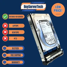 Dell 4TB 7.2K 3.5" SAS 6Gb/s HDD ST4000NM0023 Enterprise Plus 0DRMYH DRMYH
