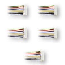 NEW Digitrax DHWH 9 pin to wires wire harnesses (5) Pack HO Scale