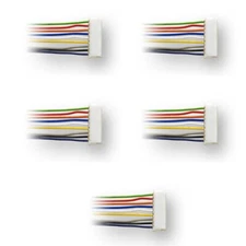 NEW Digitrax DHWH 9 pin to wires wire harnesses (5) Pack HO Scale