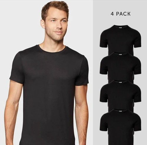 Air Mesh Set of 4 Men's Black Tagless 
