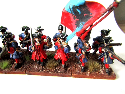 A50 MARLBURIAN /SEVERN YEARS WAR - AUSTRIAN REGIMENT 28MM WELL PAINTED METAL - Picture 2 of 8