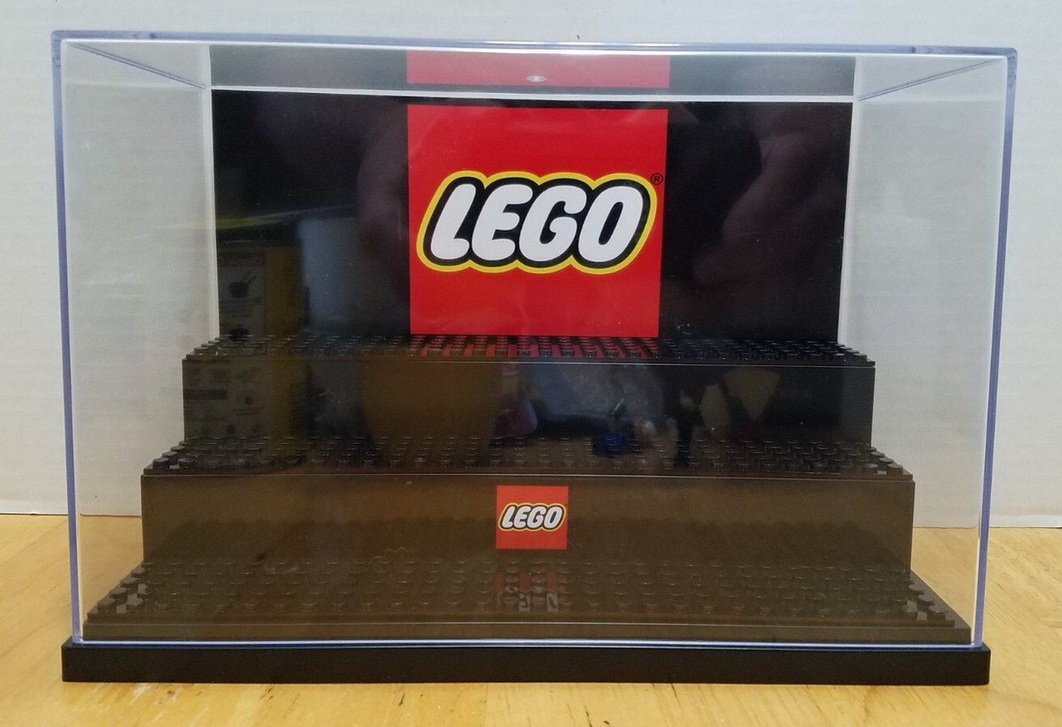 Fits LEGO logo custom display case -CASE ONLY