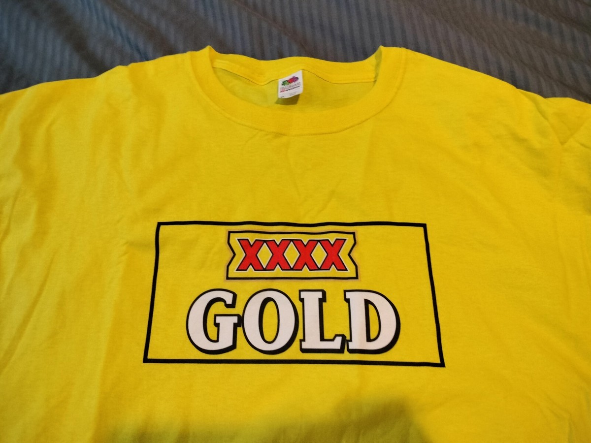 XL Men's XXXX Gold Lager Advertising T-shirt Shirt Australian Beer