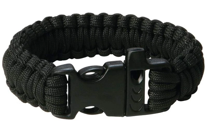 Paracord bracelet with whistle deals