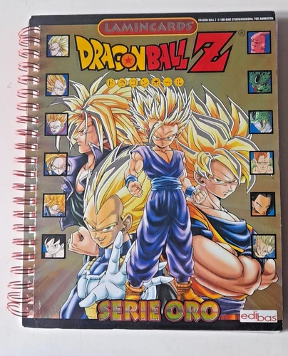 Album Dragon Ball Z Serie Oro Completo + CARTA ORO Goku SS3 -Mancano solo 8 Gold