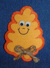 Felt Oak Leaf, Refrigerator Magnet, Made in the USA