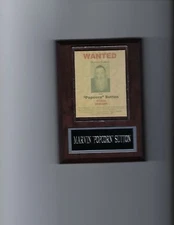 MARVIN POPCORN SUTTON WANTED POSTER PLAQUE  CRIME MOONSHINE BOOTLEGGER