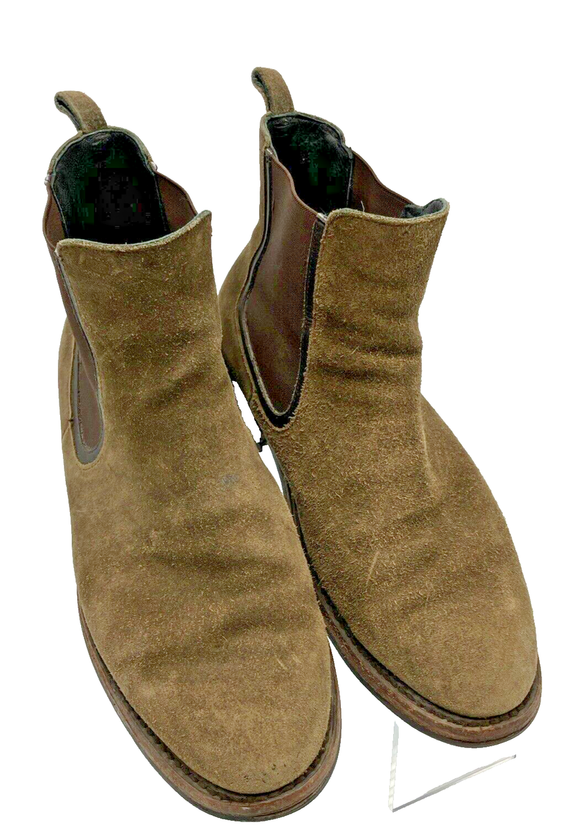 Thursday Everyday Chelsea Brown Suede Boots Handcrafted 
