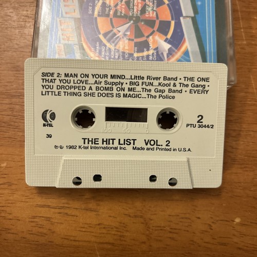 The Rock Pop Hit List Vol. 1 & 2 Cassette Lot 2 1980’s WHO Van Halen Police - Picture 8 of 9