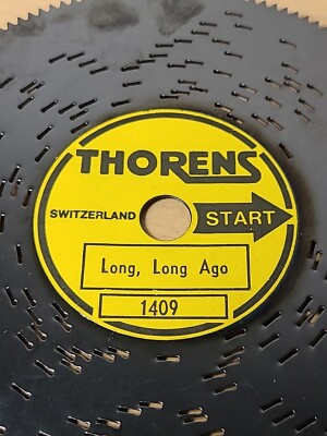 Vintage Thorens Switzerland 4 1/2