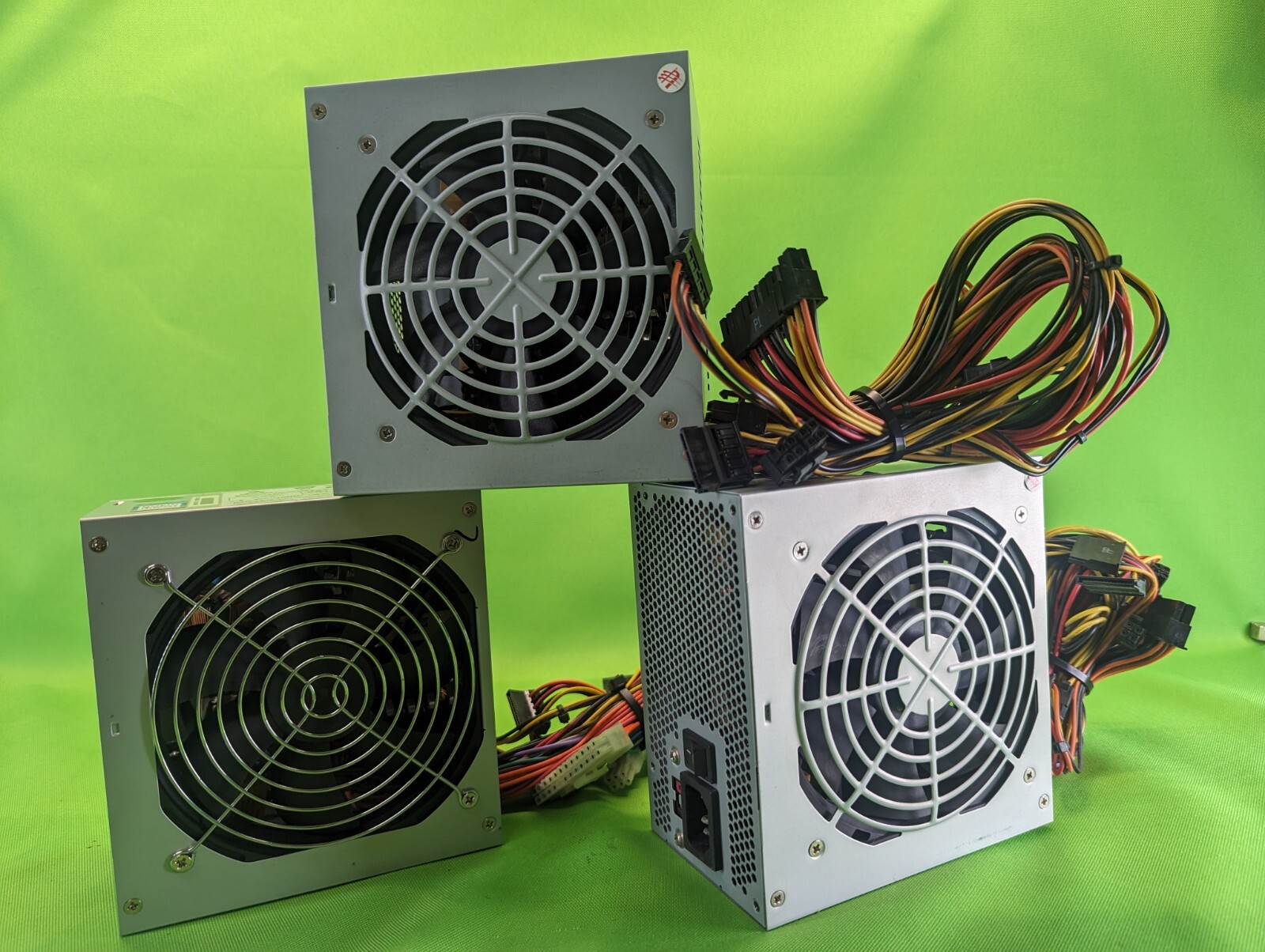 *Lot of 3* Power Man IPS350CQ20 350W 20+4 6 Pin ATX Desktop Power