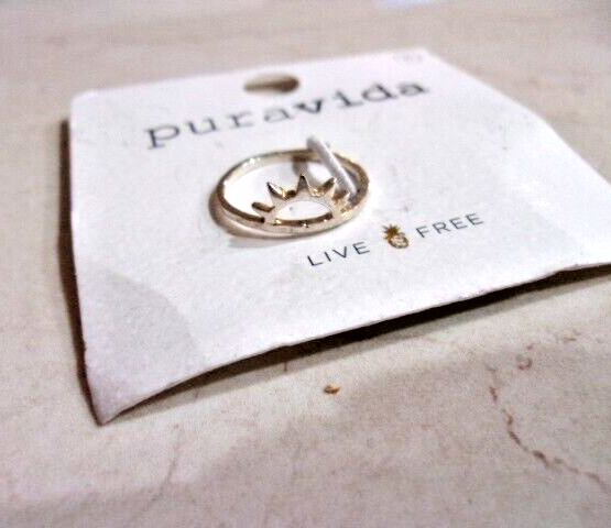 Pura Vida Jewelry Sterling Silver Sunset Ring- New- Size