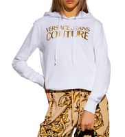 Versace Jeans Couture Kapuzen-Sweatshirt Foil Logo Hoodie Pullover Sweater L