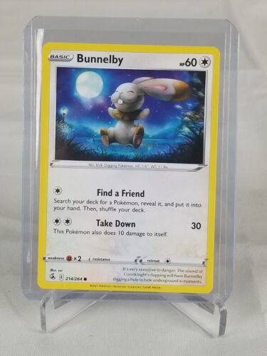 Bunnelby Hp 60 #214 Pokemon Card 2021 - Picture 1 of 4