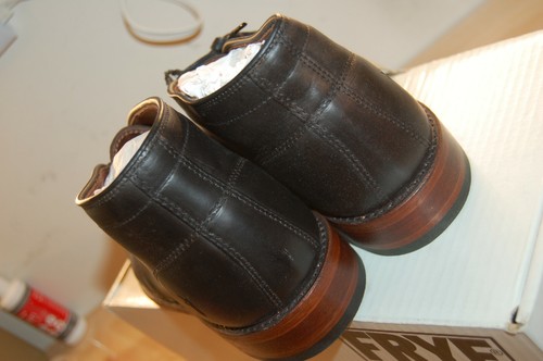 NIB FRYE Men's Walter Chukka Black 11 D US Made In USA Handcrafted $400 87164 - Picture 4 of 11