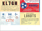 QSL cards, lot of 24 different — photo 1