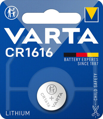 Varta CR1616 Coin Cell 1 Blister 3V Battery Lithium CR 1616 VCR1616