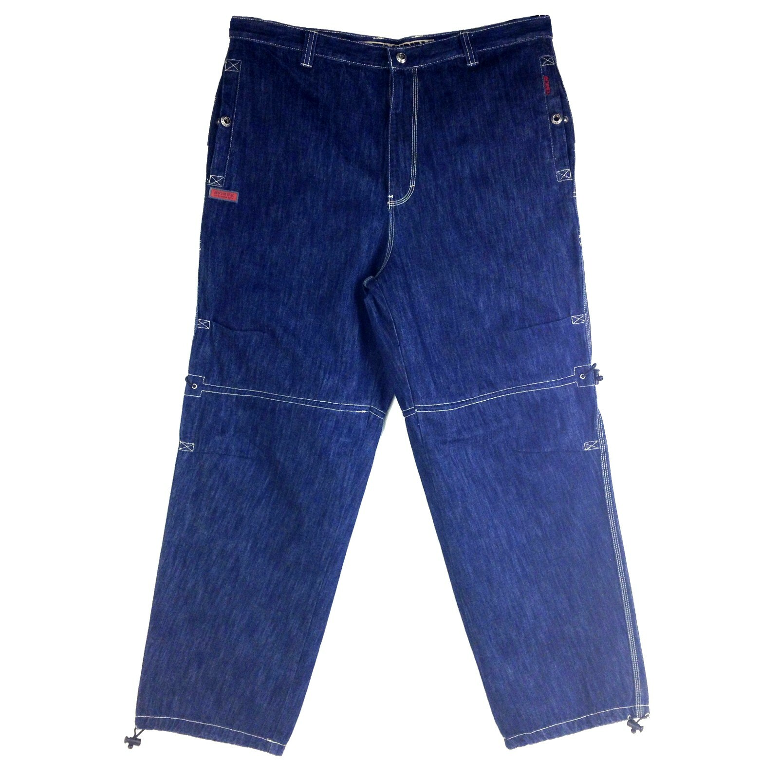AVIREX ASSORTED STYLE, OLD SCHOOL BAGGY, MEN'S LONG DENIM JEANS, 