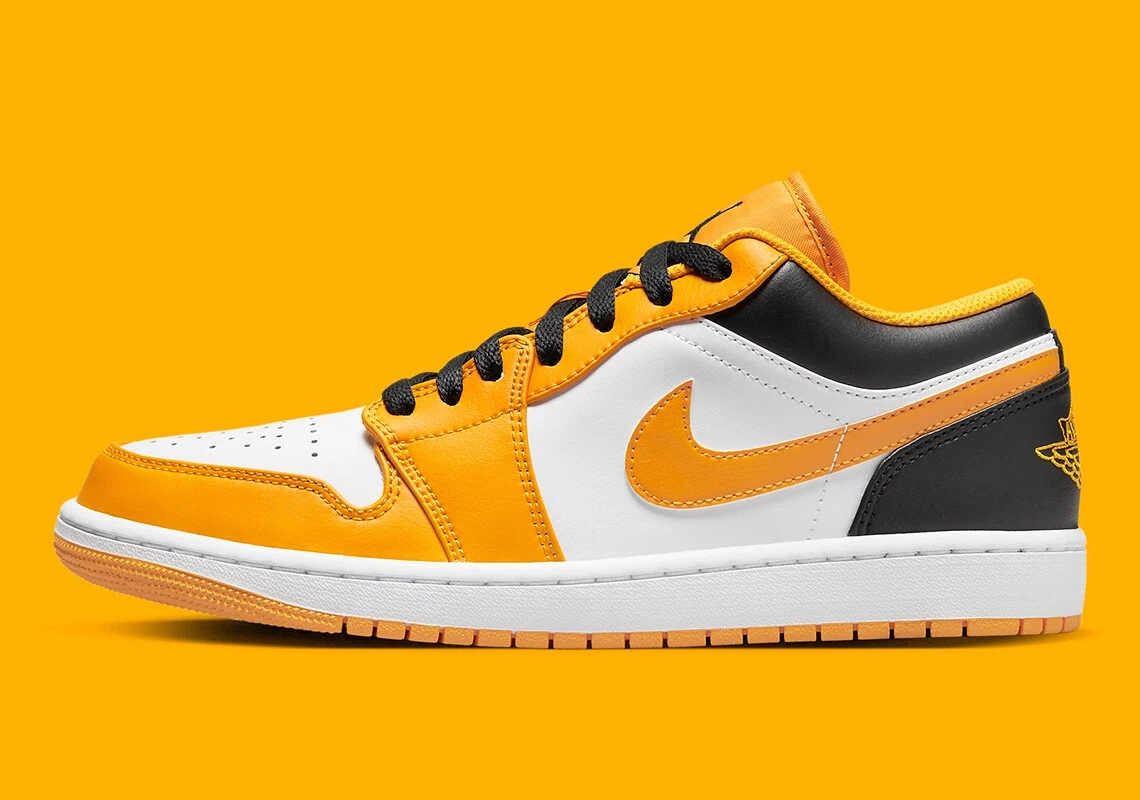 Jordan 1 top low yellow black