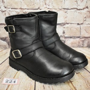 ugg biker boots black
