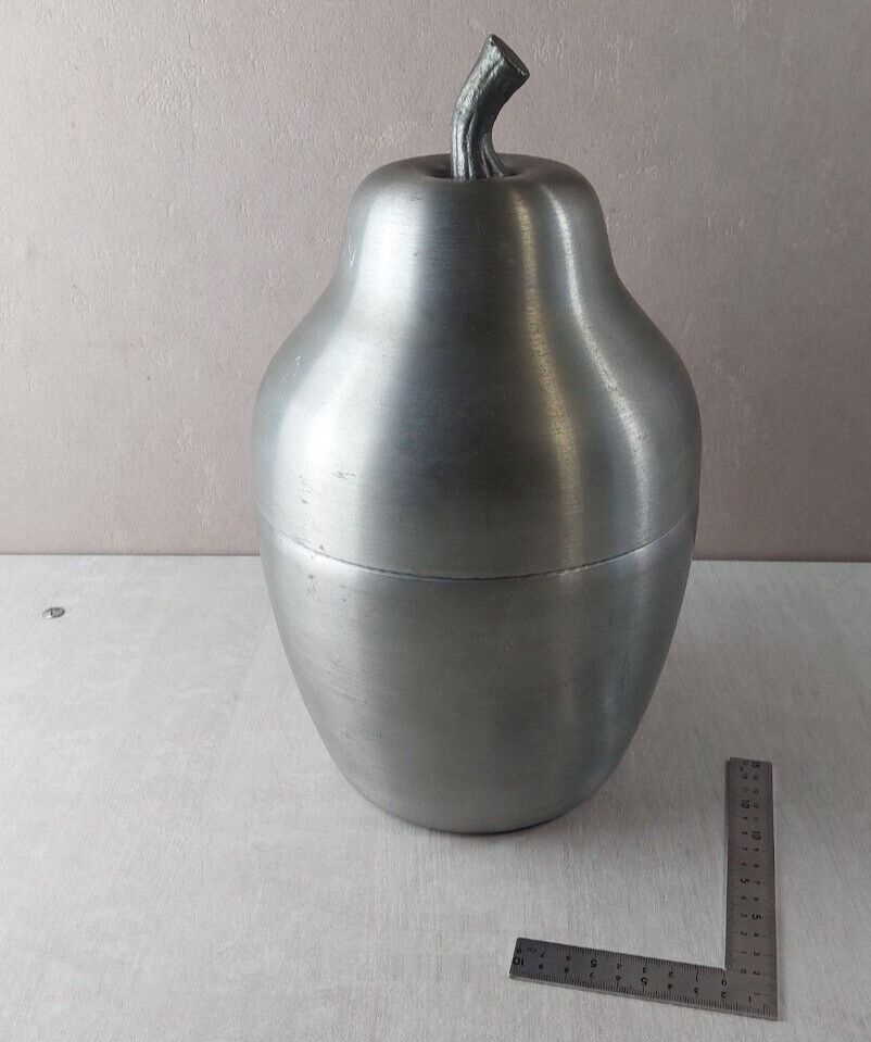 BAC A GLACONS/SEAU a glace, Poire doree, Annees 70 Vintage EUR 15,00