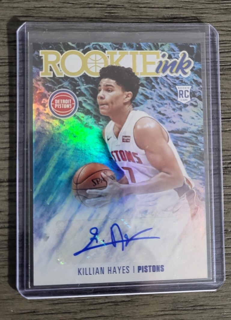 2020-21 Panini NBA Hoops KILLIAN HAYES Rookie Ink Certified Auto 📈