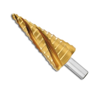 EXACT Universal-Stufenbohrer ADVANCED LINE mit 4-fach Spiralnut, TiN