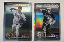 2024 Topps Chrome #181 Seth Lugo Negative Refractor and Base- Kansas City Royals