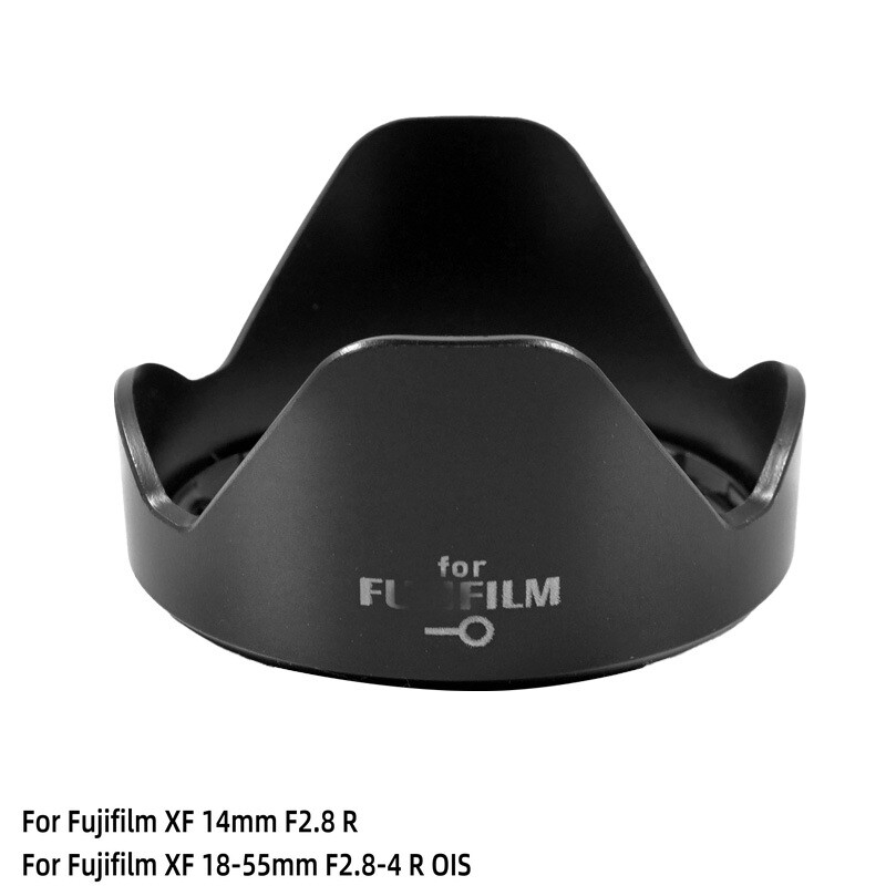 58mm Petal Lens Hood for Fujifilm XF 18-55mm & 14mm F2.8 Cameras