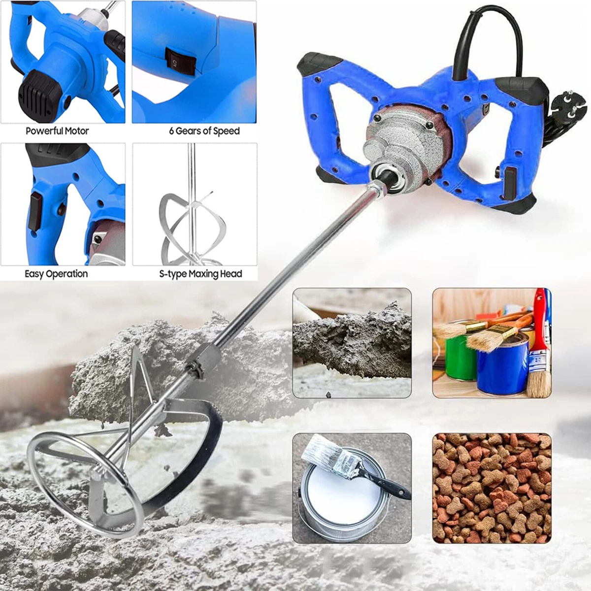 Electric mixing drill sales