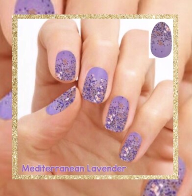 Color Street Nail Strips MEDITERRANEAN LAVENDER, RETIRED RARE HTF, Last One!