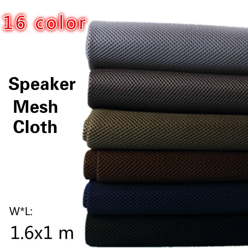 16 Colors Speaker Grille Cloth Stereo Mesh Fabric Radio Grille Restoration