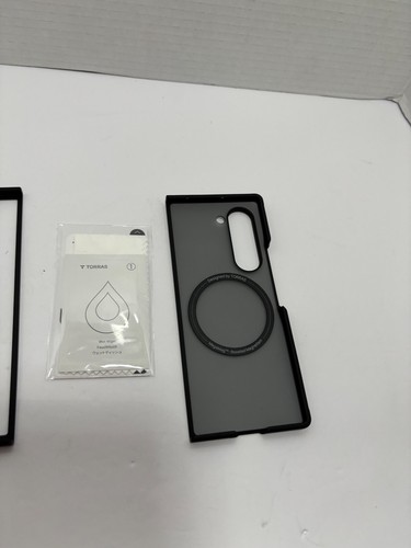 Torras Magnetic Armor Stand Samsung Galaxy Z Fold 6 Case, W/ S Pen Holder, Black - 第 5/7 張圖片