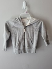 Carters Athletic Dept Gray Colored Zip Up Jacket Hoodie Size 4T