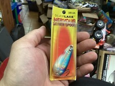 Vintage Silverlake 3/8oz Nervous Shiner Spoon Fishing Lure Elizabethtown PA