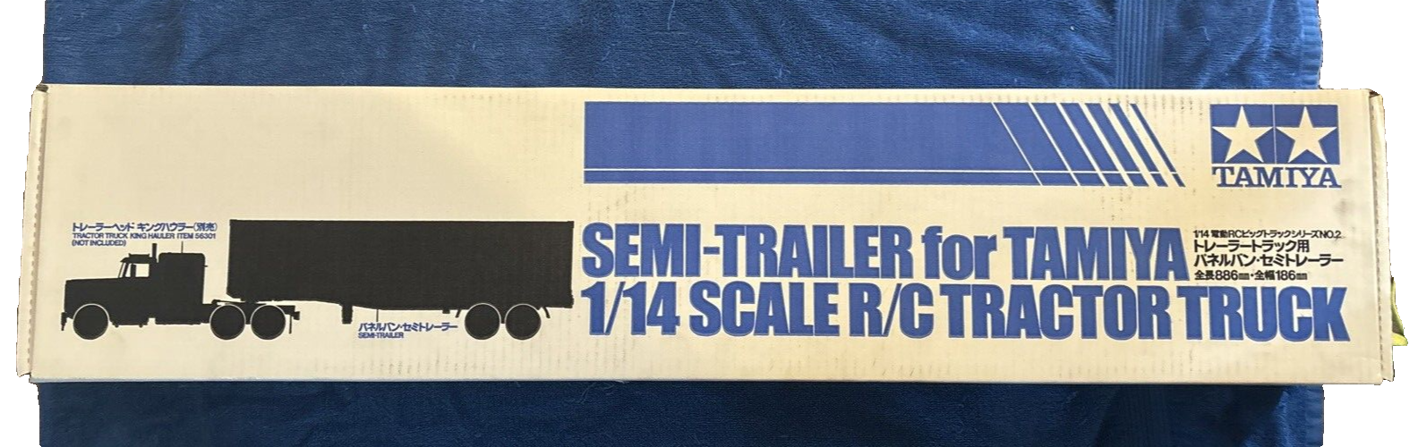 Tamiya Kit#56302 1:14 Semi-Trailer Van 
