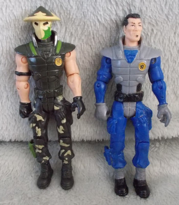 RARE 2010 Lanard The Corps Shinobi Squad 4.25'' Ninja & Rain Kenji Action Figure