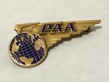 Vintage PAA Pan Am Airlines Traffic/Service Personnel Pin - Balfour 10K Filled