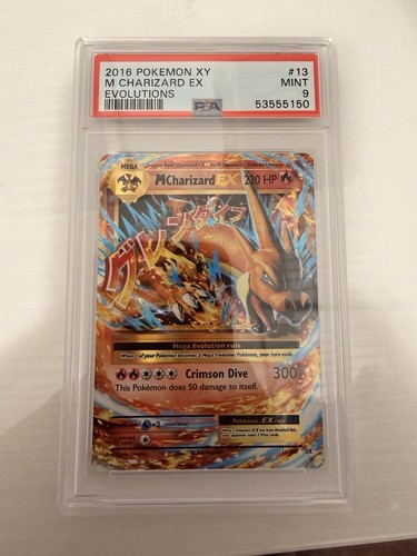 M Charizard-EX graded PSA 9 for sale on eBay