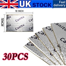 30 sheets Sound Deadening Damping Mat Auto Car Silence Compact Van Proofing