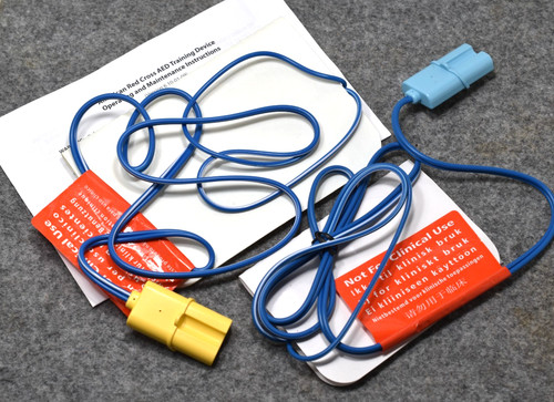 American Red Cross AED Training Practice Device Replacement Pads and Booklet